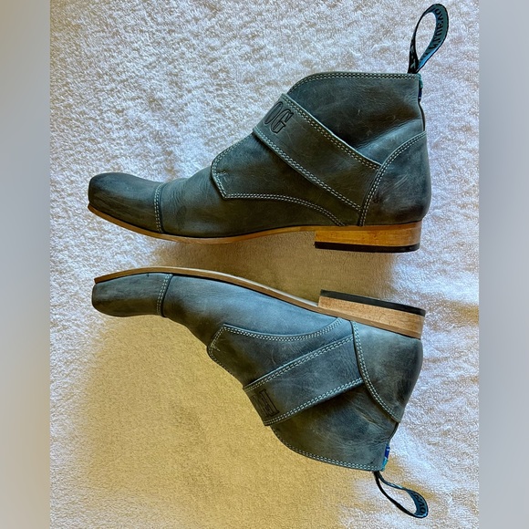 COPY - John Fluevog leather buckle boots men Size 7 - Picture 10 of 16